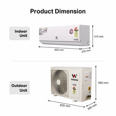Wiscon WIASP150 1.5 Ton 3 Star Invertor Air Conditioner