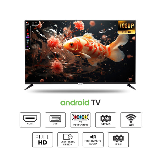 Wiscon WIL43FV3T8 43 inch Smart 512MB/4GB LED TV