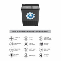 Wiscon WISA9024WS 9Kg Semi-Automatic Washing Machine