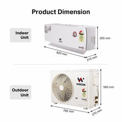 Wiscon WISP3100 1 Ton 3 Star Invertor Air Conditioner