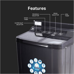 Wiscon WISA7017WS 7Kg Semi-Automatic Washing Machine