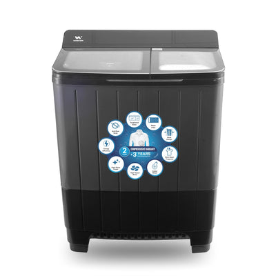 Wiscon WISA1224WS 12Kg Semi-Automatic Washing Machine with Stainless Steel Tub