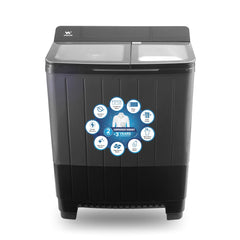 Wiscon WISA1224WS 12Kg Semi-Automatic Washing Machine with Stainless Steel Tub